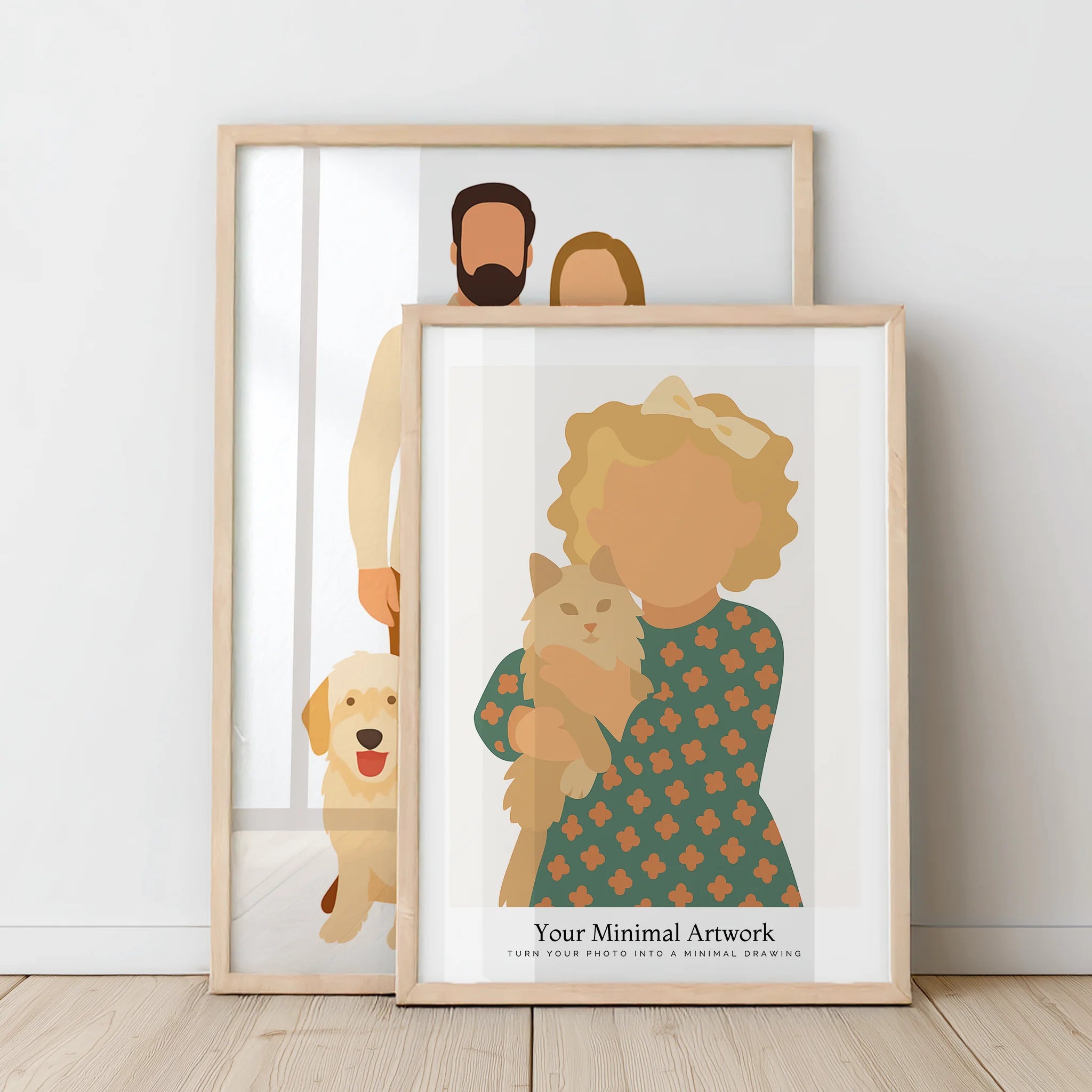 Minimal artwork - Your photo as a minimal illustration