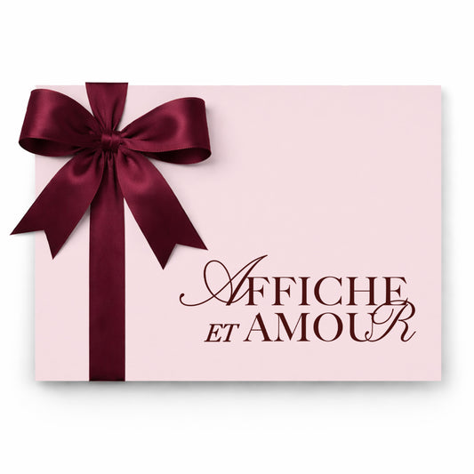 Affiche & Amour cadeaubon